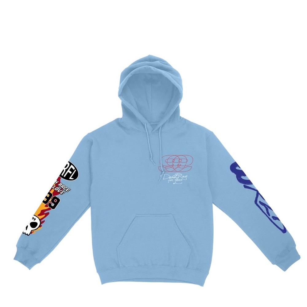 Juice Wrld Blue Sweatshirt
